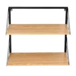Honey-Can-Do 2 Tier Laundry Shelf With Wood Light Oak 9 Honey-Can-Do 2 Tier Laundry Shelf With Wood Light Oak -Furniture Haven Shop GUEST e756969b 814a 4383 ba11 2b7c3663e3d7