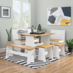 Merrill Dining Table - Linon -Furniture Haven Shop GUEST e7e1ef3c 6c0b 48f7 b64f c94a82d5f118