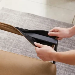 PU Leather Metal Frame Armchair With Non-slip Adsorption Feet And Back Cushion - ModernLuxe 13 PU Leather Metal Frame Armchair With Non-slip Adsorption Feet And Back Cushion - ModernLuxe -Furniture Haven Shop GUEST e7fbb1b2 e9db 4213 abca 1bd2e42413d2