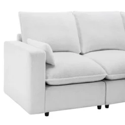 3 Seat Sofa With Removable Cushions And 2 Pillows, Teddy Fabric Upholstered Couch-ModernLuxe 19 3 Seat Sofa With Removable Cushions And 2 Pillows, Teddy Fabric Upholstered Couch-ModernLuxe -Furniture Haven Shop GUEST e88d505c e492 4034 a8b0 80b252699e9c