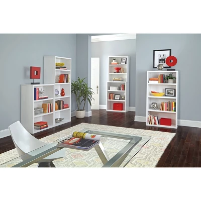 82.3" 6 Shelf Hutch Bookshelf White - ClosetMaid 2 82.3" 6 Shelf Hutch Bookshelf White - ClosetMaid - Image 2