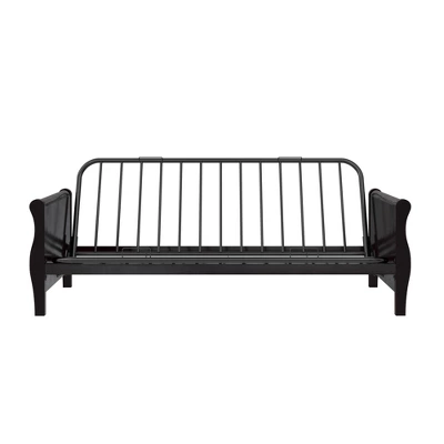 Full Brayden Wood Arm Futon Frame Espresso - Room & Joy 7 Full Brayden Wood Arm Futon Frame Espresso - Room & Joy - Image 7