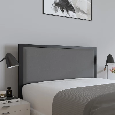 Merrick Lane Headboard Upholstered Headboard With Metal Frame And Adjustable Rail Slots 3 Merrick Lane Headboard Upholstered Headboard With Metal Frame And Adjustable Rail Slots - Image 3