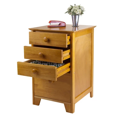 4 Drawers Studio File Cabinet Honey Brown - Winsome 2 4 Drawers Studio File Cabinet Honey Brown - Winsome - Image 2