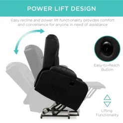 Best Choice Products Electric Power Lift Recliner Massage Chair Furniture W/ USB Port, Heat, Cupholders 9 Best Choice Products Electric Power Lift Recliner Massage Chair Furniture W/ USB Port, Heat, Cupholders -Furniture Haven Shop GUEST ec79fca0 a1c0 4ff4 905c ffe8e7defe9a