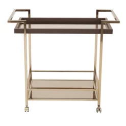 Isabella Wine Cart Champagne - OSP Home Furnishings