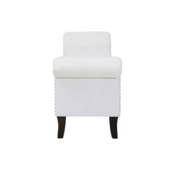 Jennifer Taylor Home Kathy Roll Arm Entryway Accent Bench -Furniture Haven Shop GUEST edf60a5b 4788 4c07 a99f 0b1c6aa2f209