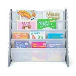 Kids' 4 Tier Bookshelf Organizer Gray/White - Humble Crew -Furniture Haven Shop GUEST ee85017a da38 454b b12d f13155026a69