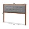 Sarine Walnut Finished Wood Headboard - Baxton Studio