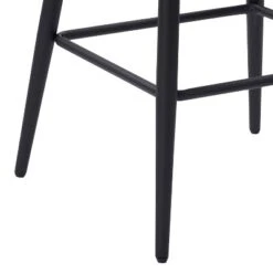 Blakeley Velvet Counter Height Barstool Black - CorLiving -Furniture Haven Shop GUEST f04aad99 f552 4d38 8c0d 2c2b375d09c5