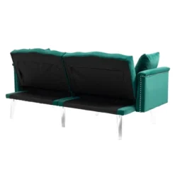 Modern Velvet Upholstered Loveseats Sofa With 2 Pillows-ModernLuxe -Furniture Haven Shop GUEST f1685cf7 e230 40be 9ca1 6c18eeec3ab8