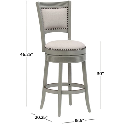 Lockefield Wood Bar Height Swivel Barstool - Hillsdale Furniture 12 Lockefield Wood Bar Height Swivel Barstool - Hillsdale Furniture - Image 12
