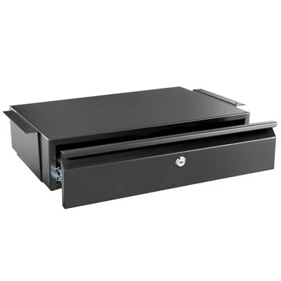 Mount-It! Under Desk Pull-Out Drawer With Lock And 2 Keys Included | Mounts To Desktops Tables And Workbenches Over 0.71 Inches Thick | Matte Black 2 Mount-It! Under Desk Pull-Out Drawer With Lock And 2 Keys Included | Mounts To Desktops Tables And Workbenches Over 0.71 Inches Thick | Matte Black - Image 2