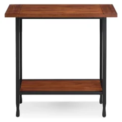 Ironcraft Hall Stand - Mission Oak - Leick Home -Furniture Haven Shop GUEST f2f49c40 5205 4f6c 9fe5 ccefcad4345d