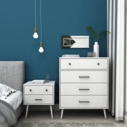 Maylis 4 Drawer Dresser Mellow White - Buylateral -Furniture Haven Shop GUEST f35b1887 58f7 4c07 84d2 271493ec815f