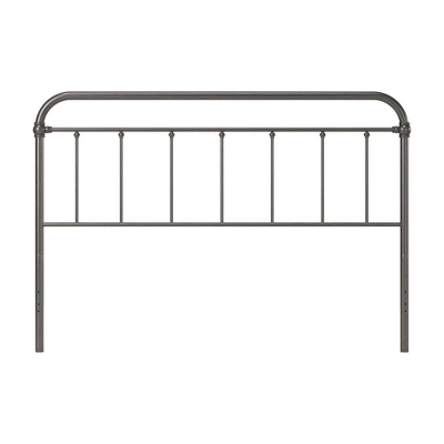King Kirkland Metal Headboard Aged Pewter - Hillsdale Furniture 3 King Kirkland Metal Headboard Aged Pewter - Hillsdale Furniture - Image 3