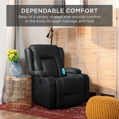 Best Choice Products Electric Power Lift Recliner Massage Chair Furniture W/ USB Port, Heat, Cupholders 1 Best Choice Products Electric Power Lift Recliner Massage Chair Furniture W/ USB Port, Heat, Cupholders