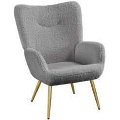 Yaheetech Modern Boucle Fabric Accent Chair For Living Room Bedroom 16 Yaheetech Modern Boucle Fabric Accent Chair For Living Room Bedroom -Furniture Haven Shop GUEST f47eb0be bf3d 416f a3eb f7b4f60ec2ab