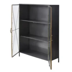 Richard Carter Display Metal Cabinet Gun Metal Antique Gold - StyleCraft 9 Richard Carter Display Metal Cabinet Gun Metal Antique Gold - StyleCraft -Furniture Haven Shop GUEST f5ebbbb9 b15e 47bc a733 94cfdc85ab87