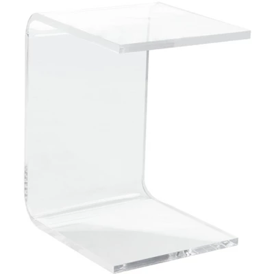 Upton Acrylic Side Table - Clear - Safavieh 3 Upton Acrylic Side Table - Clear - Safavieh - Image 3