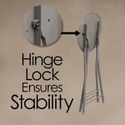 Hastings Home 24" Foldable Padded Indoor Counter-Height Stool – Gray -Furniture Haven Shop GUEST f66227c9 7021 4a30 94bf 0e4ad8b2adba