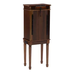 Kasey Jewelry Armoire Walnut - Powell Company -Furniture Haven Shop GUEST f69db58d 90ae 4da9 acc1 26390112f442