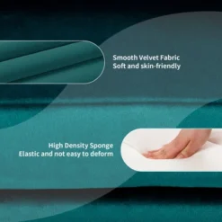 Costway Modern Velvet Chair Height Adjustable Bar Stool Swivel Makeup Seat -Furniture Haven Shop GUEST f6e42e37 7a65 45ba a20f 4ec163bb58d5