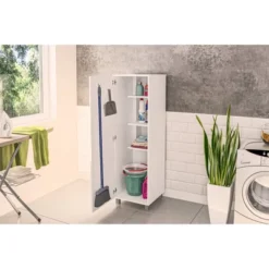 Paris 1 Door Storage Cabinet White - Polifurniture -Furniture Haven Shop GUEST f7ef38e7 ee94 41d8 9b18 76d1c8542d01