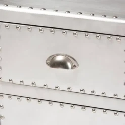 Serge Metal 1 Door Accent Storage Cabinet Silver - Baxton Studio 14 Serge Metal 1 Door Accent Storage Cabinet Silver - Baxton Studio -Furniture Haven Shop GUEST f868dc65 7cde 4393 9e3f 894d36516177