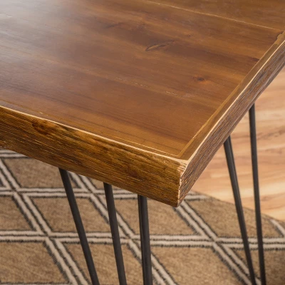 Kija Mid Century Desk Set Natural - Christopher Knight Home 2 Kija Mid Century Desk Set Natural - Christopher Knight Home - Image 2