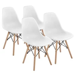Yaheetech Modern Dining Chairs With Natural Beech Wood Set Of 4 -Furniture Haven Shop GUEST f9c9e489 7aec 49e6 8b2a 0b4438cf0866