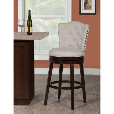 Edenwood Swivel Counter Height Barstool Cream - Hillsdale Furniture 8 Edenwood Swivel Counter Height Barstool Cream - Hillsdale Furniture - Image 8
