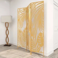 Glam Metal Palms Room Divider Screen Gold - Olivia & May 22 Glam Metal Palms Room Divider Screen Gold - Olivia & May -Furniture Haven Shop GUEST faebc3cc d472 40f7 8e48 f71f6e4bb64b