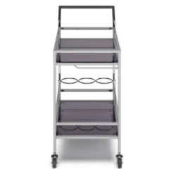 Snell Bar Cart Chrome - WyndenHall -Furniture Haven Shop GUEST fb325ee9 c8c0 46d5 8d1f 4027e94c7210