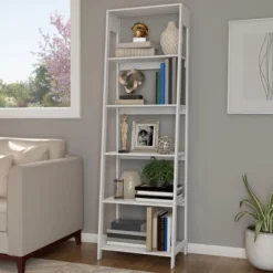 Hastings Home Ladder-Style 5-Tiered Bookcase -Furniture Haven Shop GUEST fb7f8a81 f747 40a9 8874 43784467d832