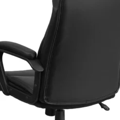 Flash Furniture Raya High Back Black LeatherSoft Executive Swivel Office Chair With Slight Mesh Accent And Arms 12 Flash Furniture Raya High Back Black LeatherSoft Executive Swivel Office Chair With Slight Mesh Accent And Arms -Furniture Haven Shop GUEST fd51c2f3 2b71 4226 8333 da3d197487d6