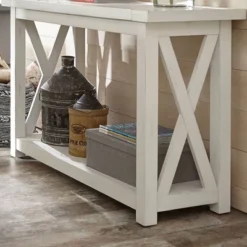 Seaside Lodge Console Table - Off White - Home Styles -Furniture Haven Shop GUEST fe63ada8 6504 44dc 8dcd 134418dd8b2a