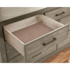 6pc Aurora Mid-Century Gray Bedroom Set With Upholstered Bed - Abbyson Living -Furniture Haven Shop GUEST fec0fc12 6116 4767 95fd cfd604b8c8f5