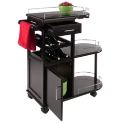 Jimmy Entertainment Cart Dark Espresso - Winsome -Furniture Haven Shop GUEST fefff54a d311 447a 9ae8 ccc58a128b27